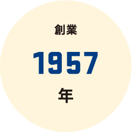 創業1957年